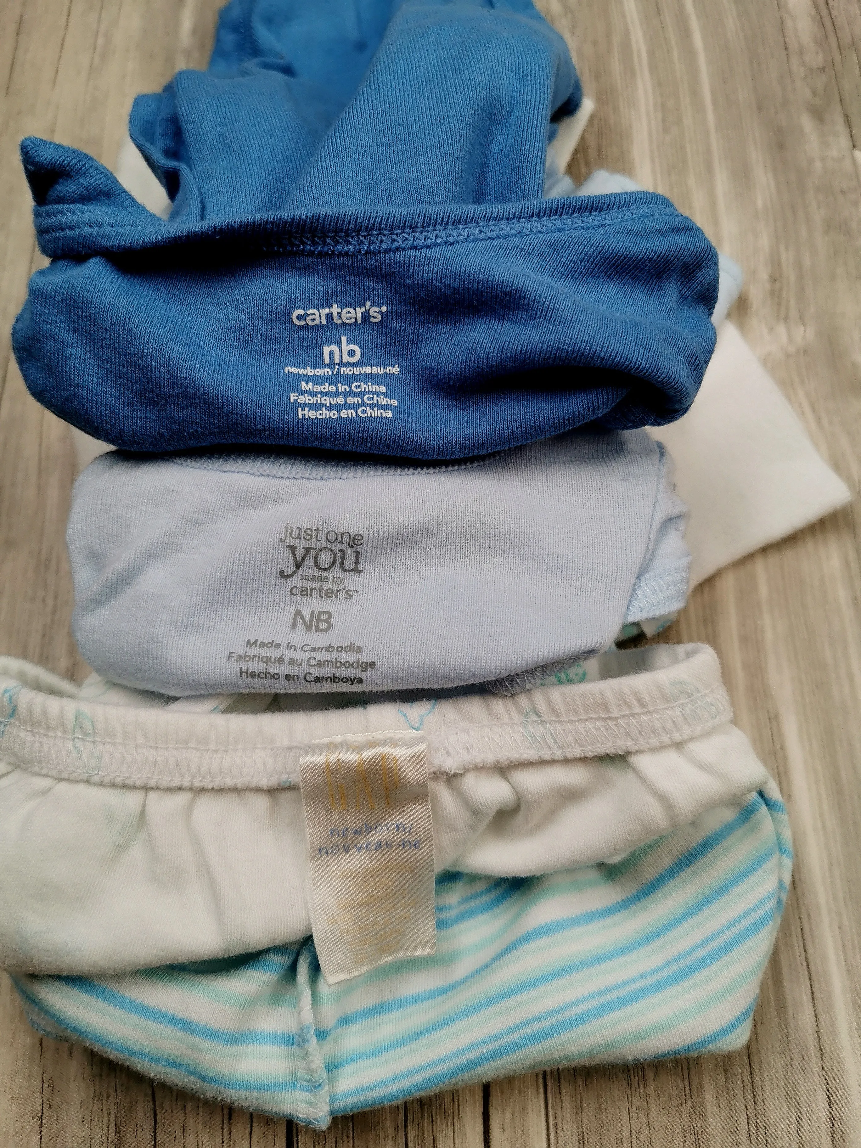 BABY BOY SIZE 0/3 MONTHS - 4 Piece Mix N Match Fall Outfits EUC B7
