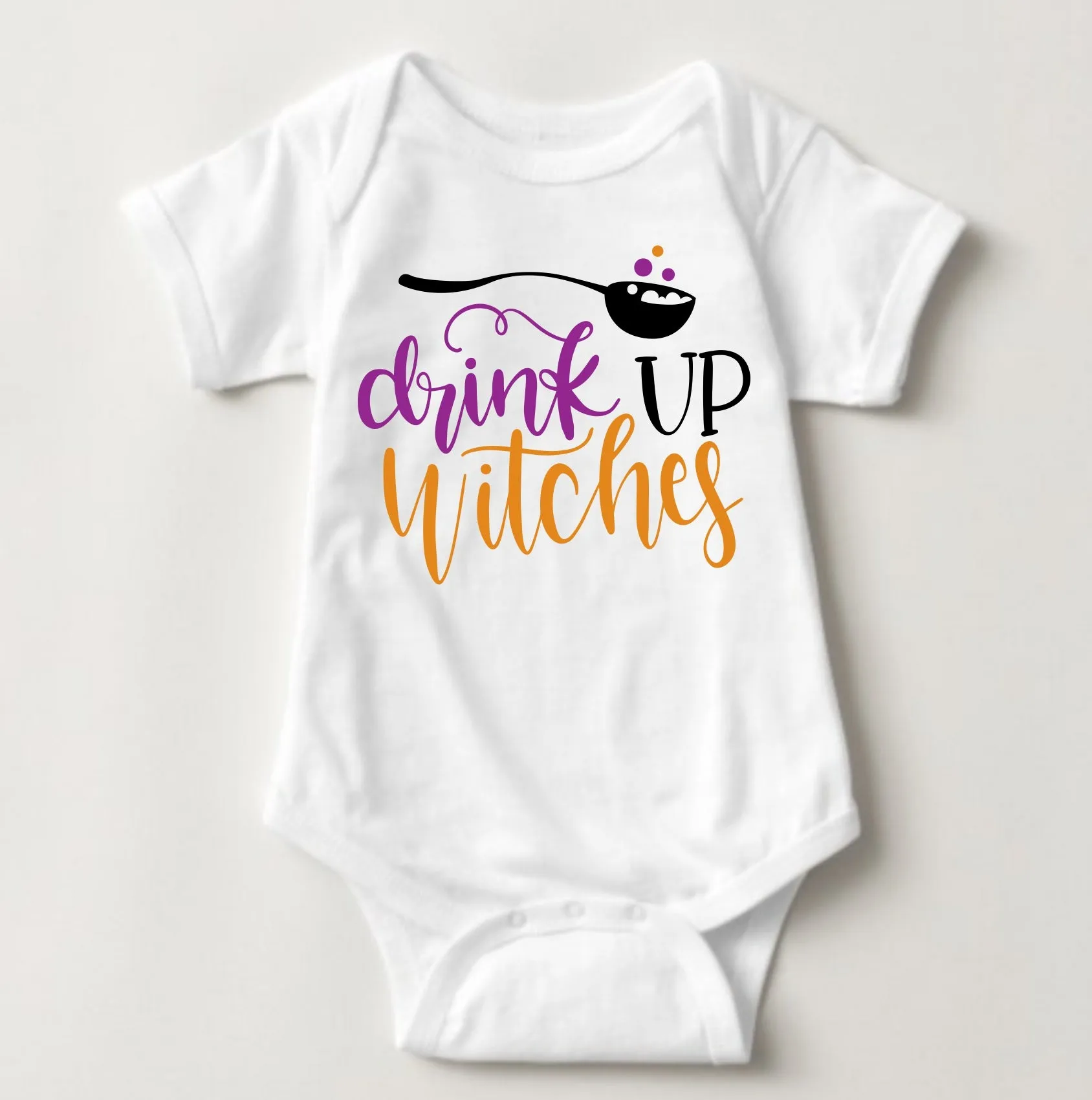 Baby Halloween  Onesies - Drick Up Witches