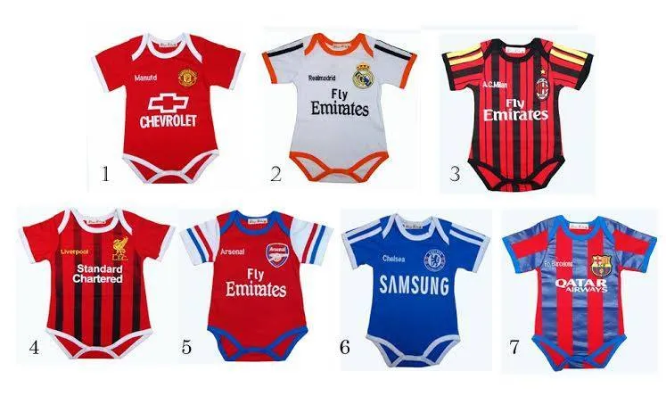 Baby Romper World Cup Soccer Uniform Romper - Manutd Chevrolet