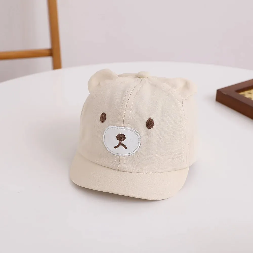 Baby Summer Baseball Cap Cute Dinosaur Baby Hat Cartoon Bear Sun Hat
