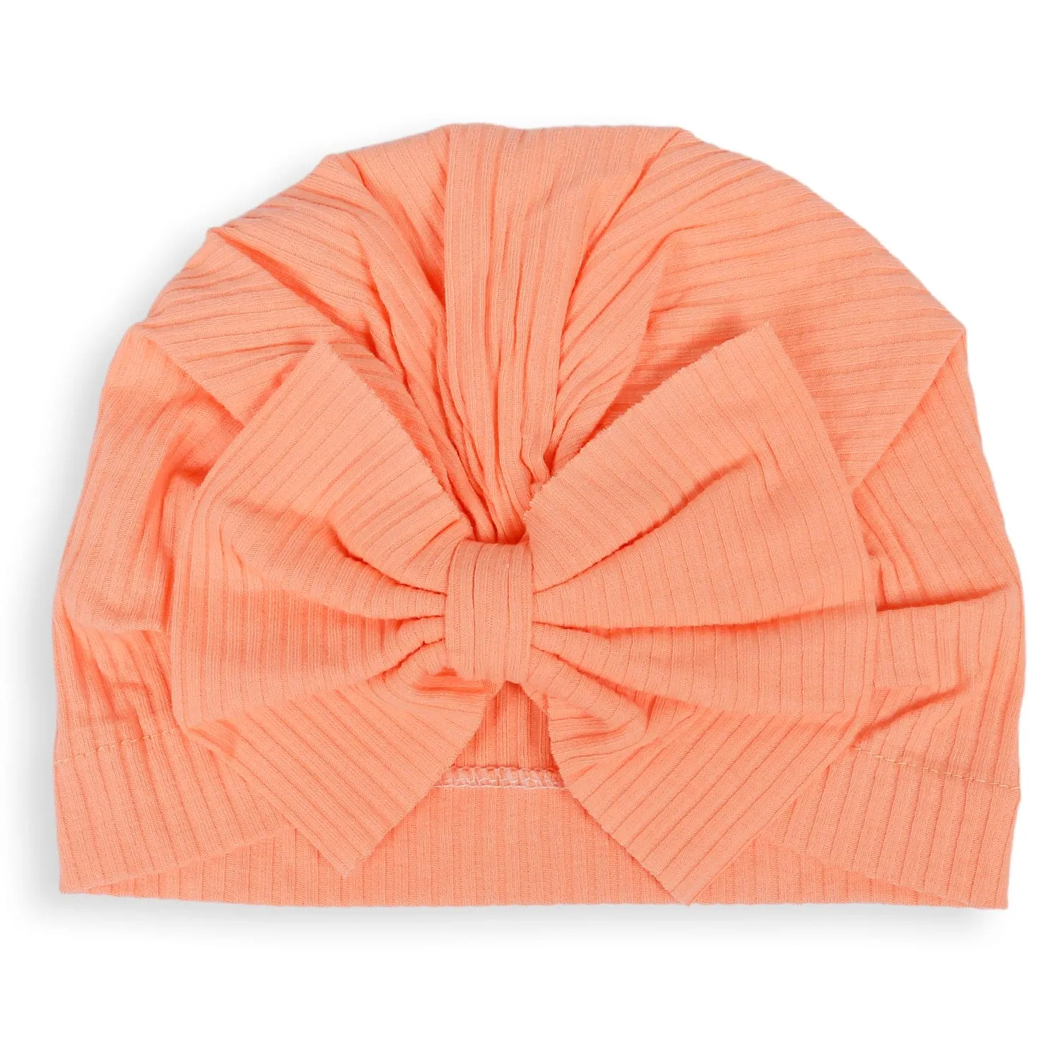 Bow Turban Cap - Orange