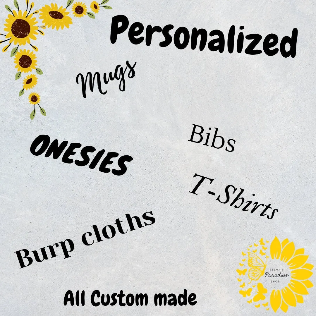 CustomBabyOnesie, UnisexOnesie, PersonalizedOnesie, Short/LongSleeve