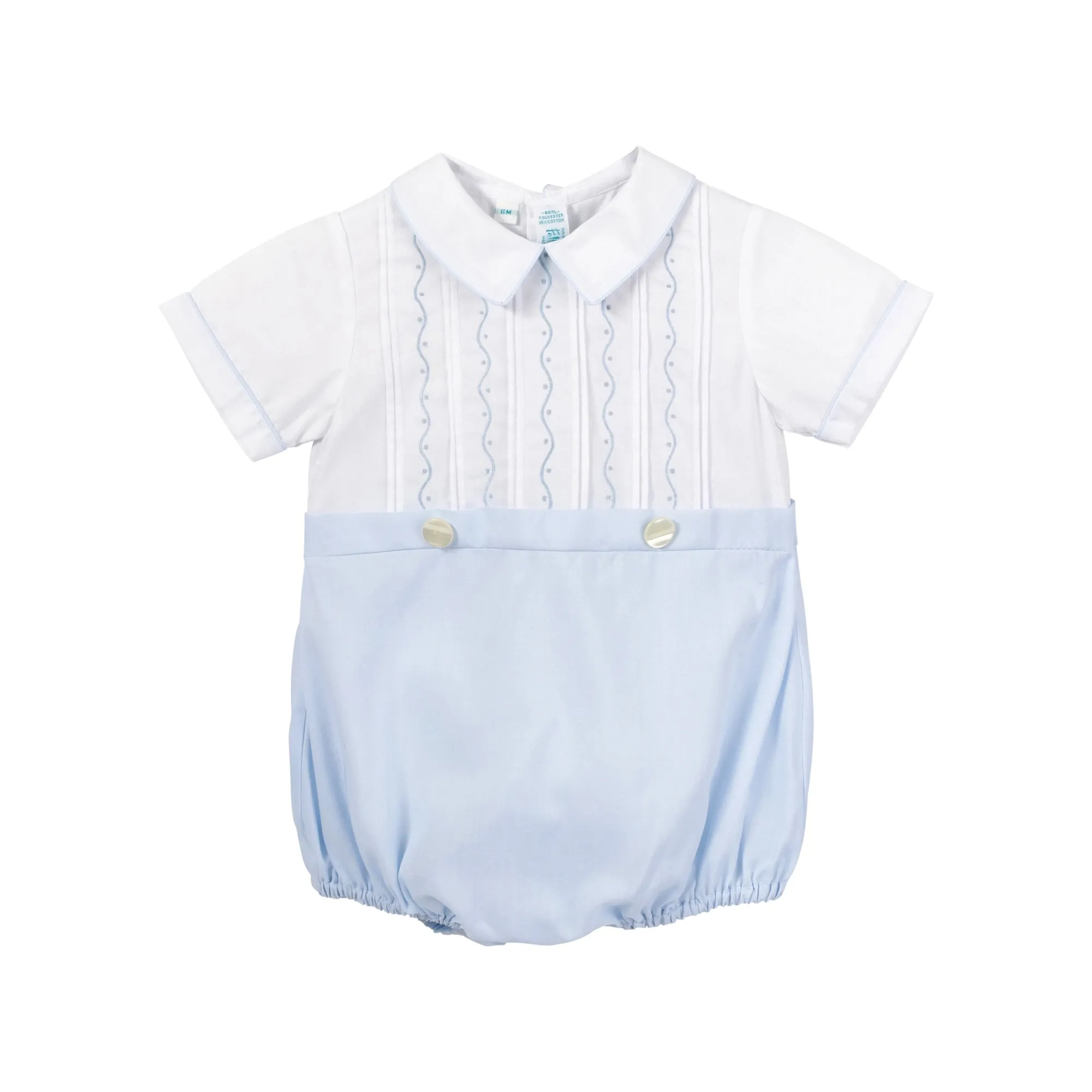 Embroidered Mock Bubble
