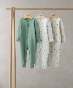 Farmyard Sleepsuits (Set of 3)