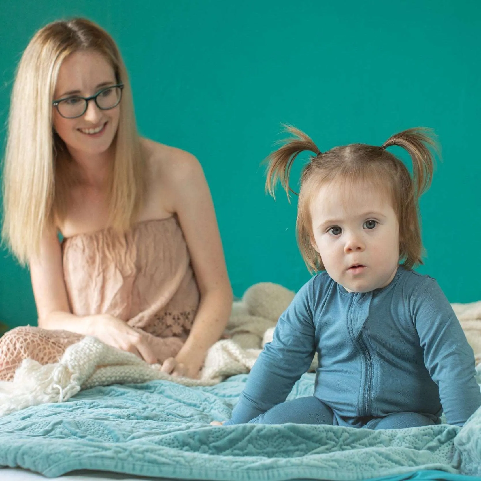 Long-Sleeve Bamboo Rompers