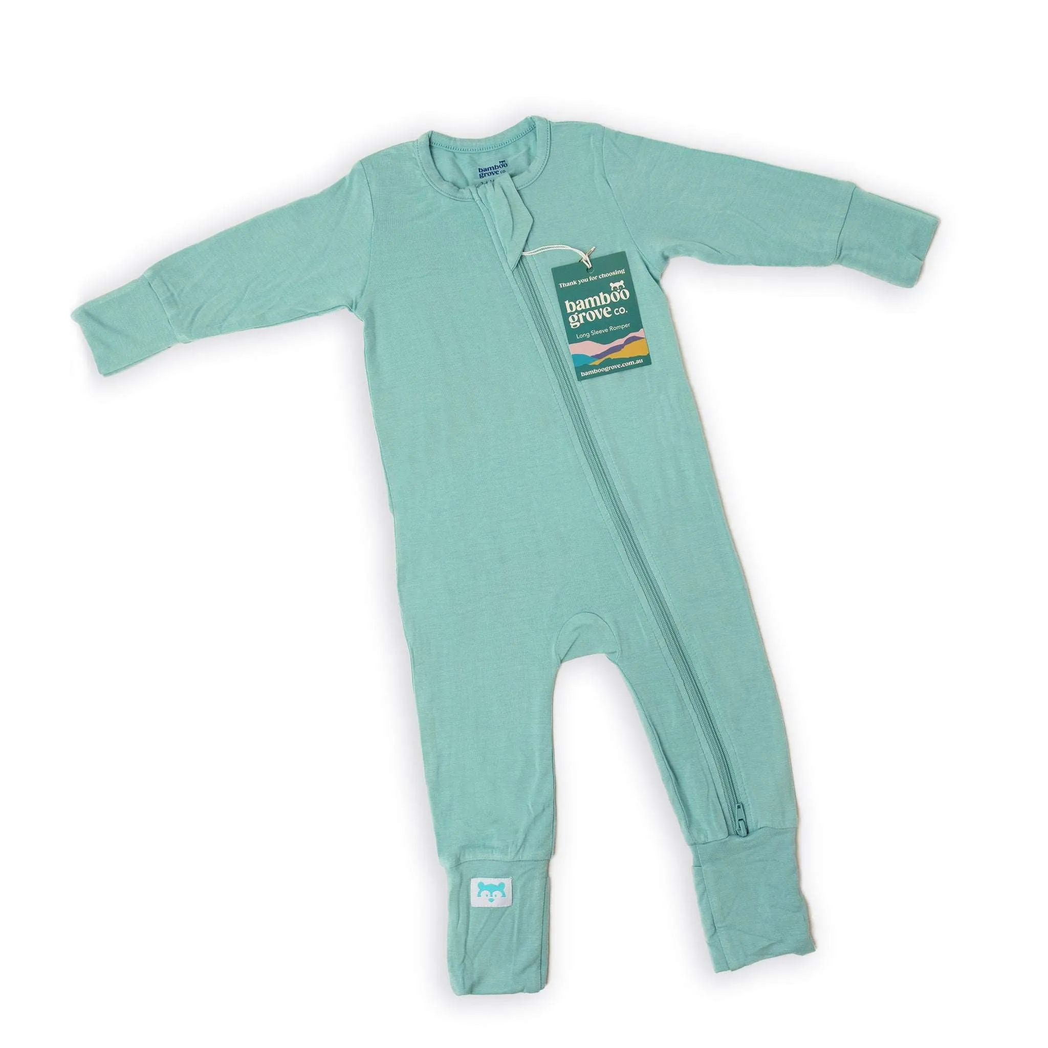 Long-Sleeve Bamboo Rompers