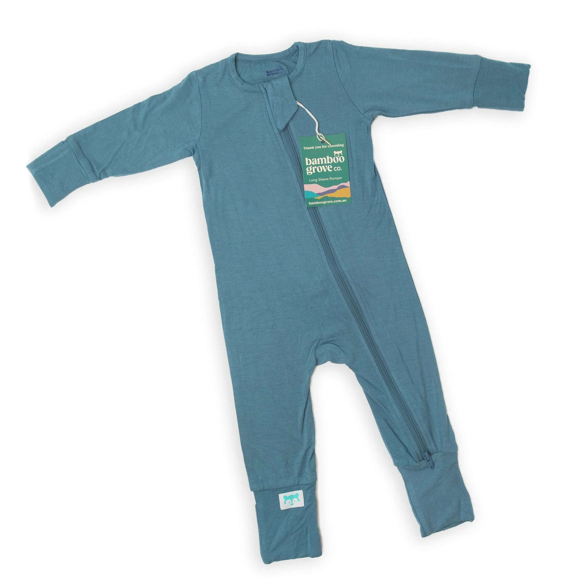 Long-Sleeve Bamboo Rompers