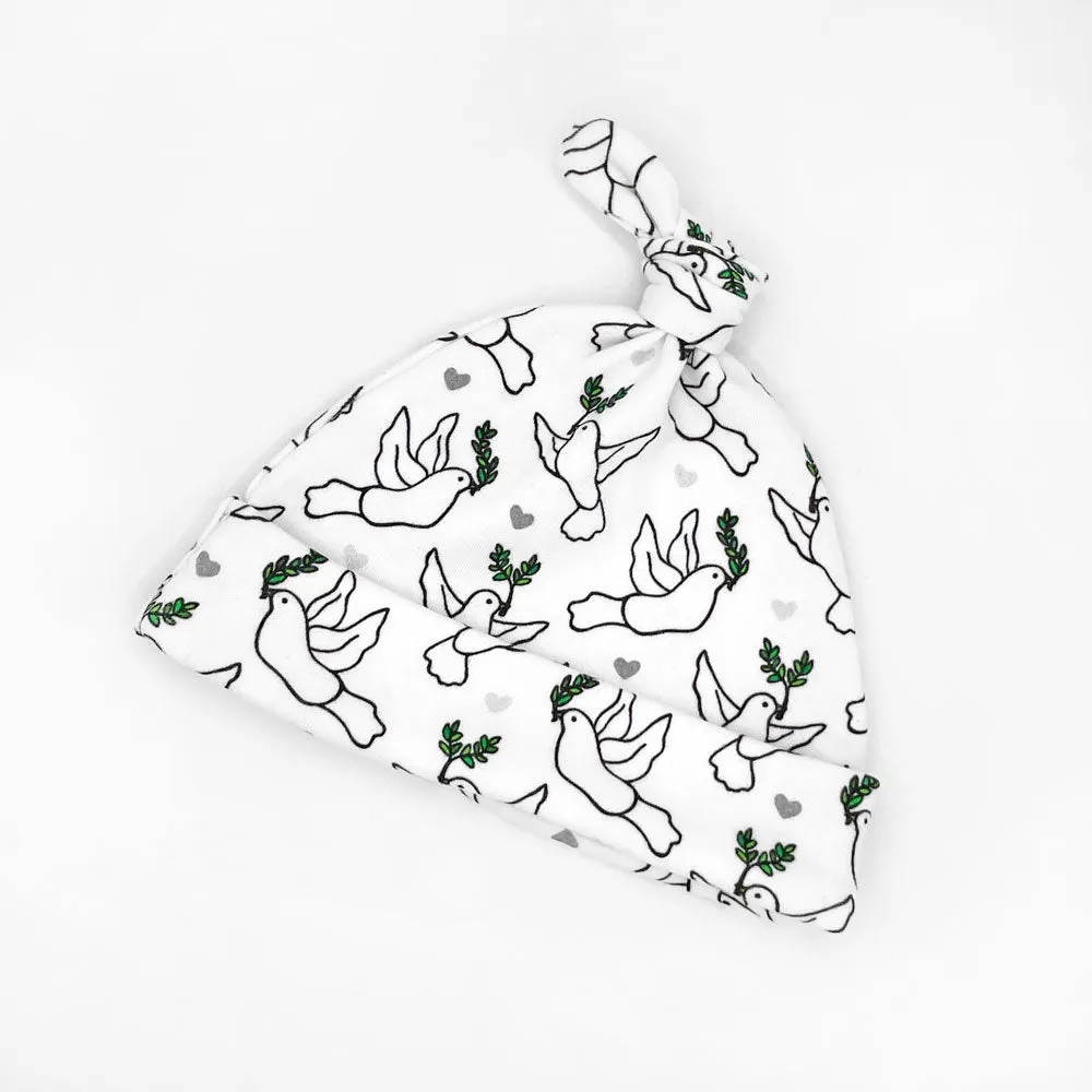 Lovey Dovey Baby Hat (0-3M) - Organic Cotton | *25% Off!*