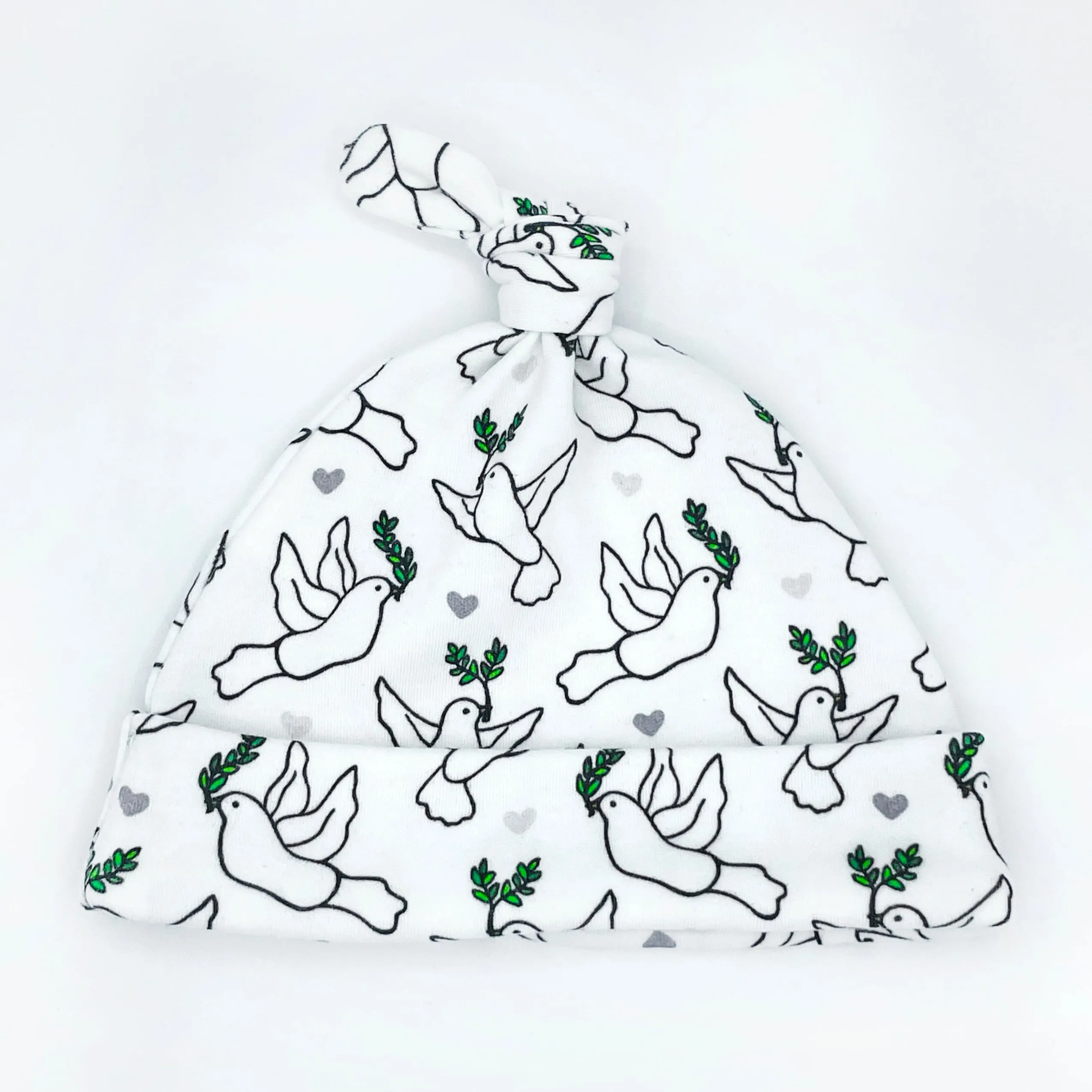 Lovey Dovey Baby Hat (0-3M) - Organic Cotton | *25% Off!*