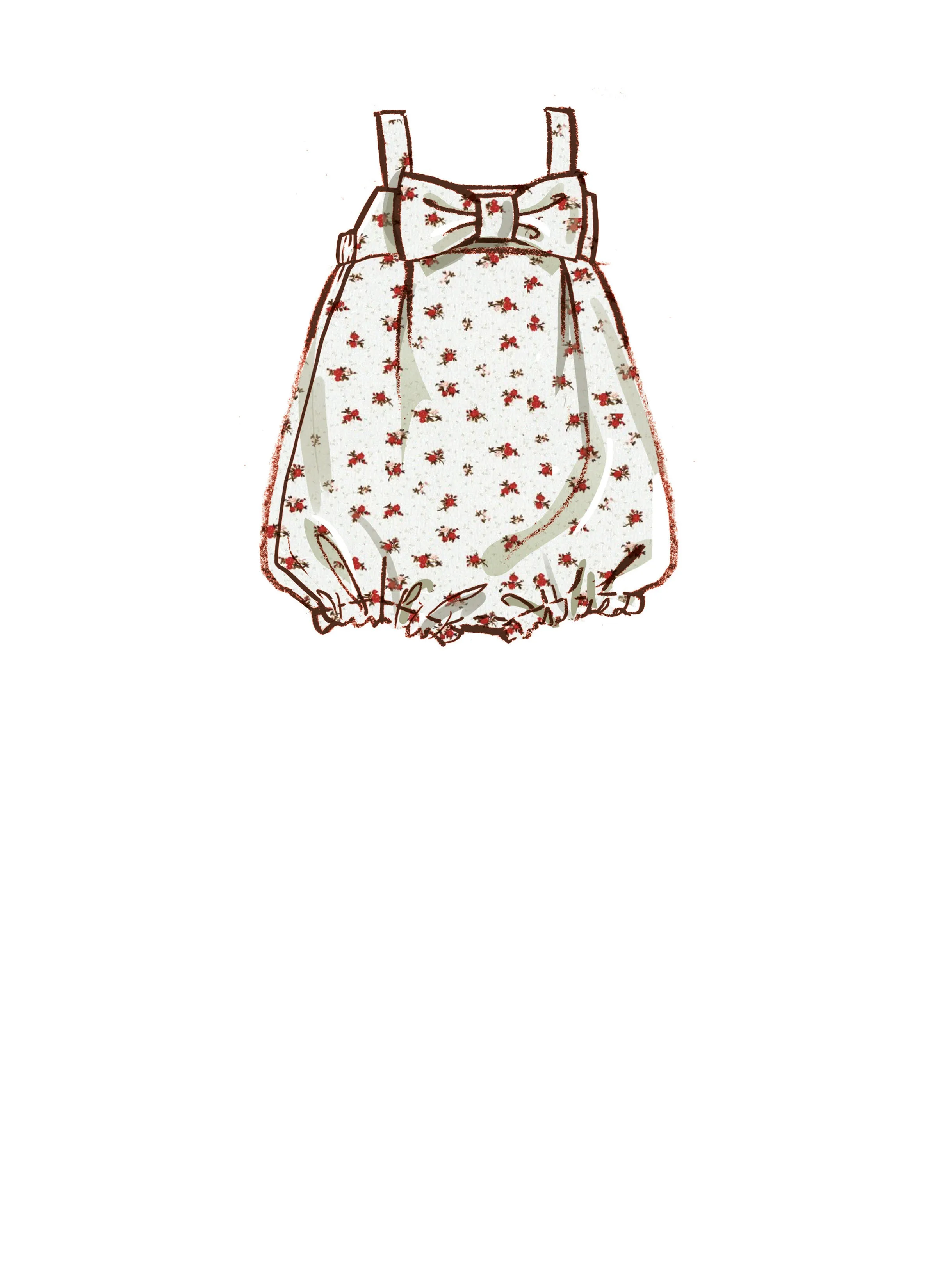 McCall's Pattern 8315 Infants' Rompers