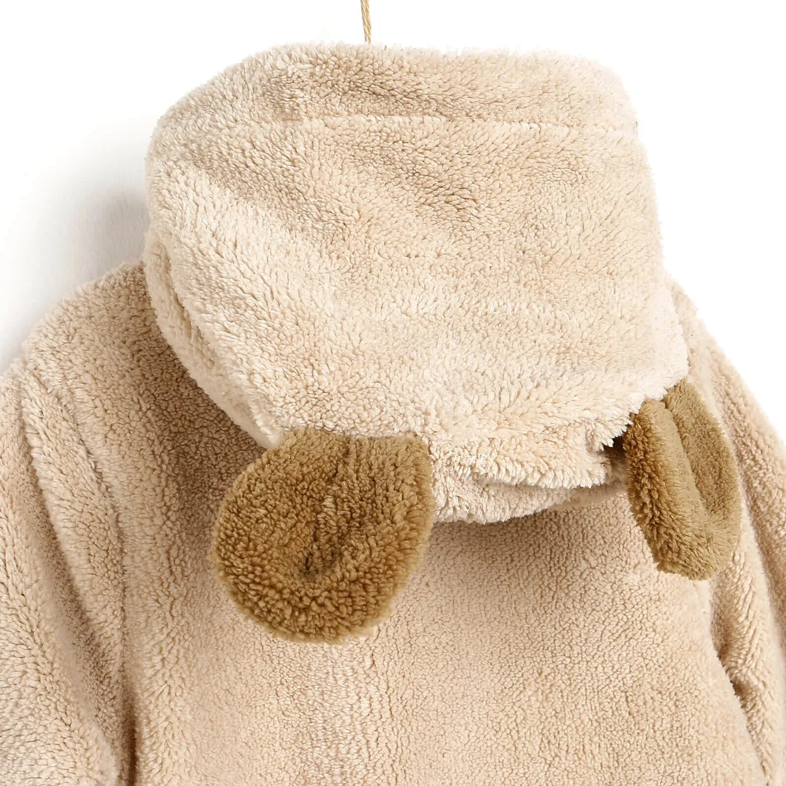 Midimod Newborn Welsoft Jumpsuit - Beige
