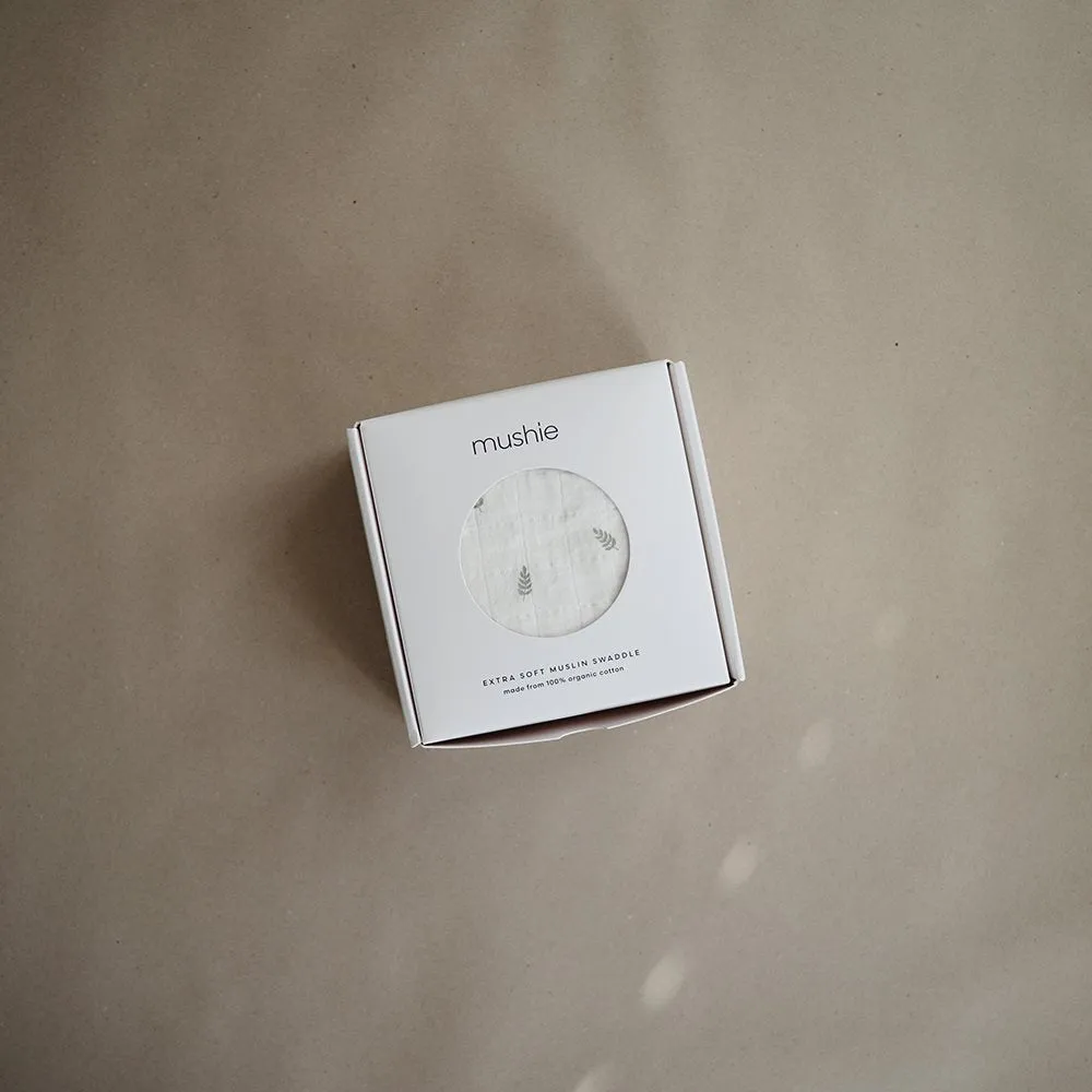 Mushie Swaddle Blush