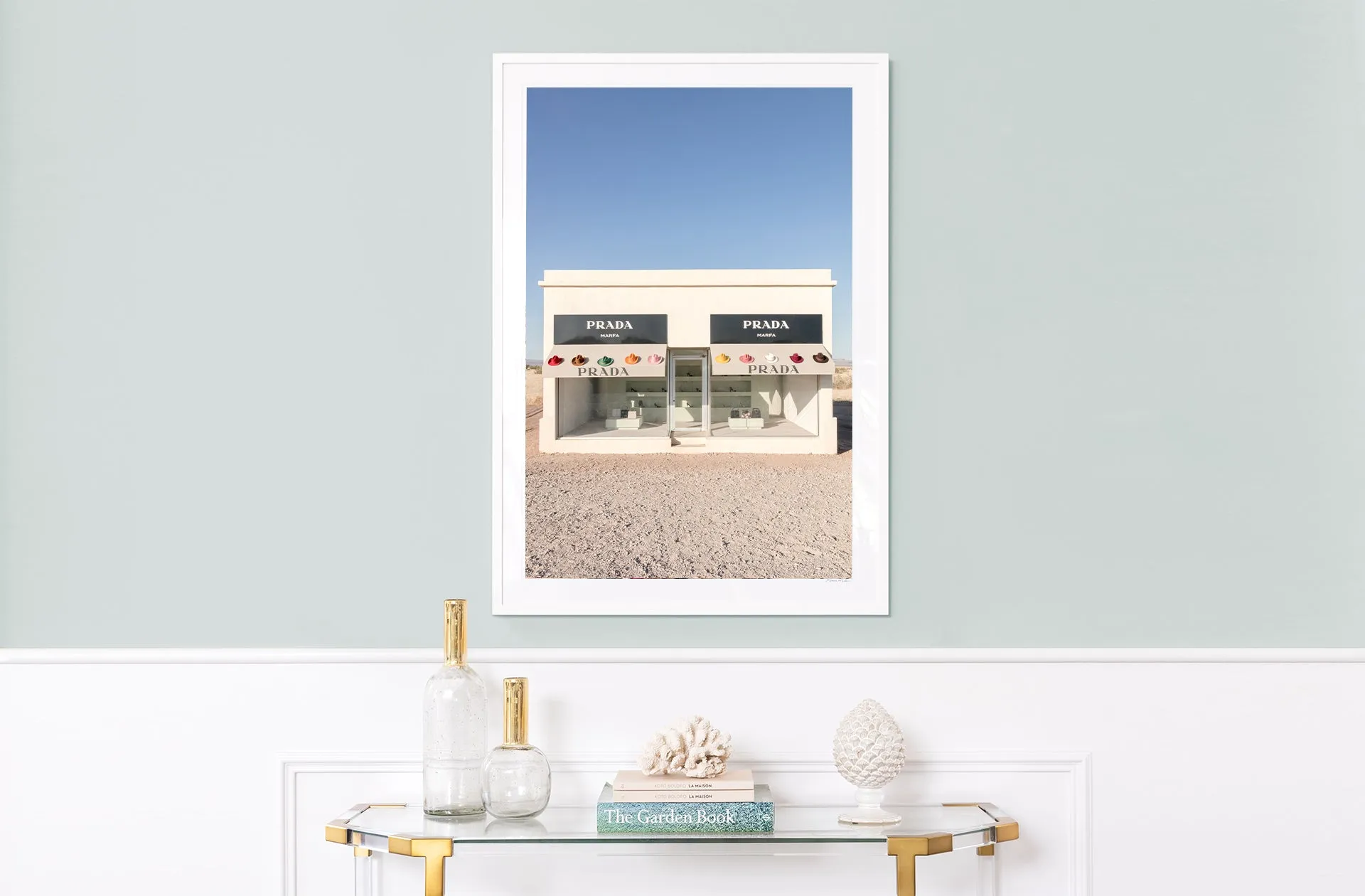 Rainbow Cowboy Hats Vertical, Prada Marfa