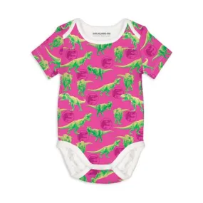 Sleep-No-More Faster than a T-Rex Short Sleeve Bodysuit