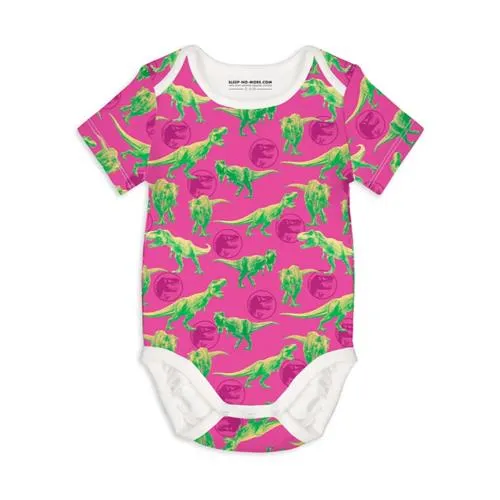 Sleep-No-More Faster than a T-Rex Short Sleeve Bodysuit