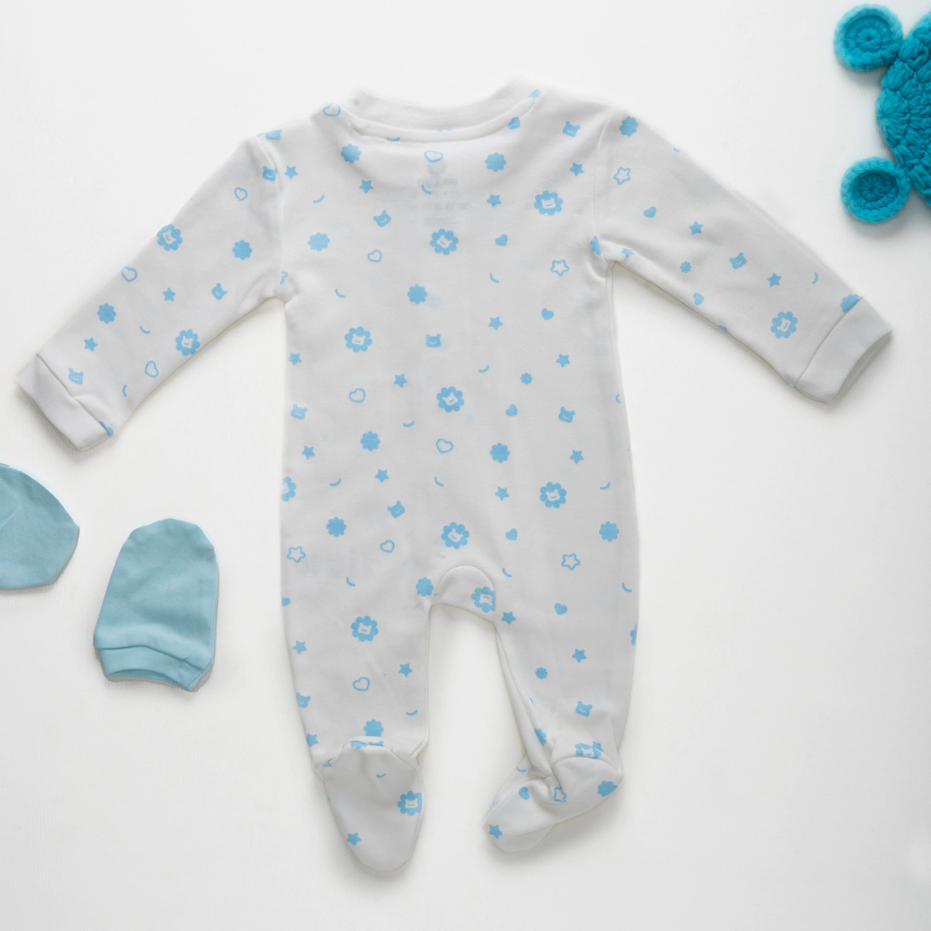 Sleepsuits with Zip - Off white